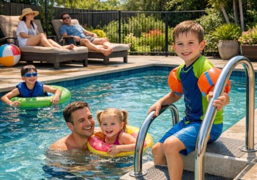 Sicher und spaßig: So gestalten Sie den perfekten familienfreundlichen Pool im Garten