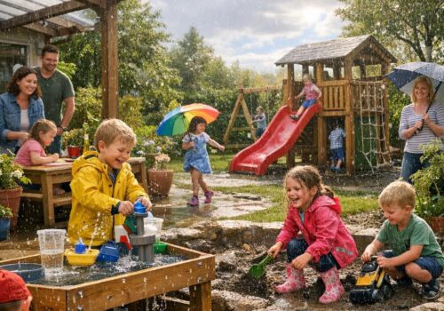 So wird der Garten zum Abenteuerparadies: Kinder bei jedem Wetter draußen beschäftigen