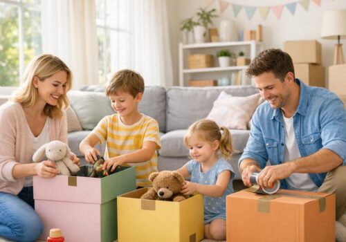 Stressfrei umziehen mit Kindern – praktische Checkliste und Tipps